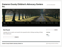 Tablet Screenshot of cameroncountycac.com